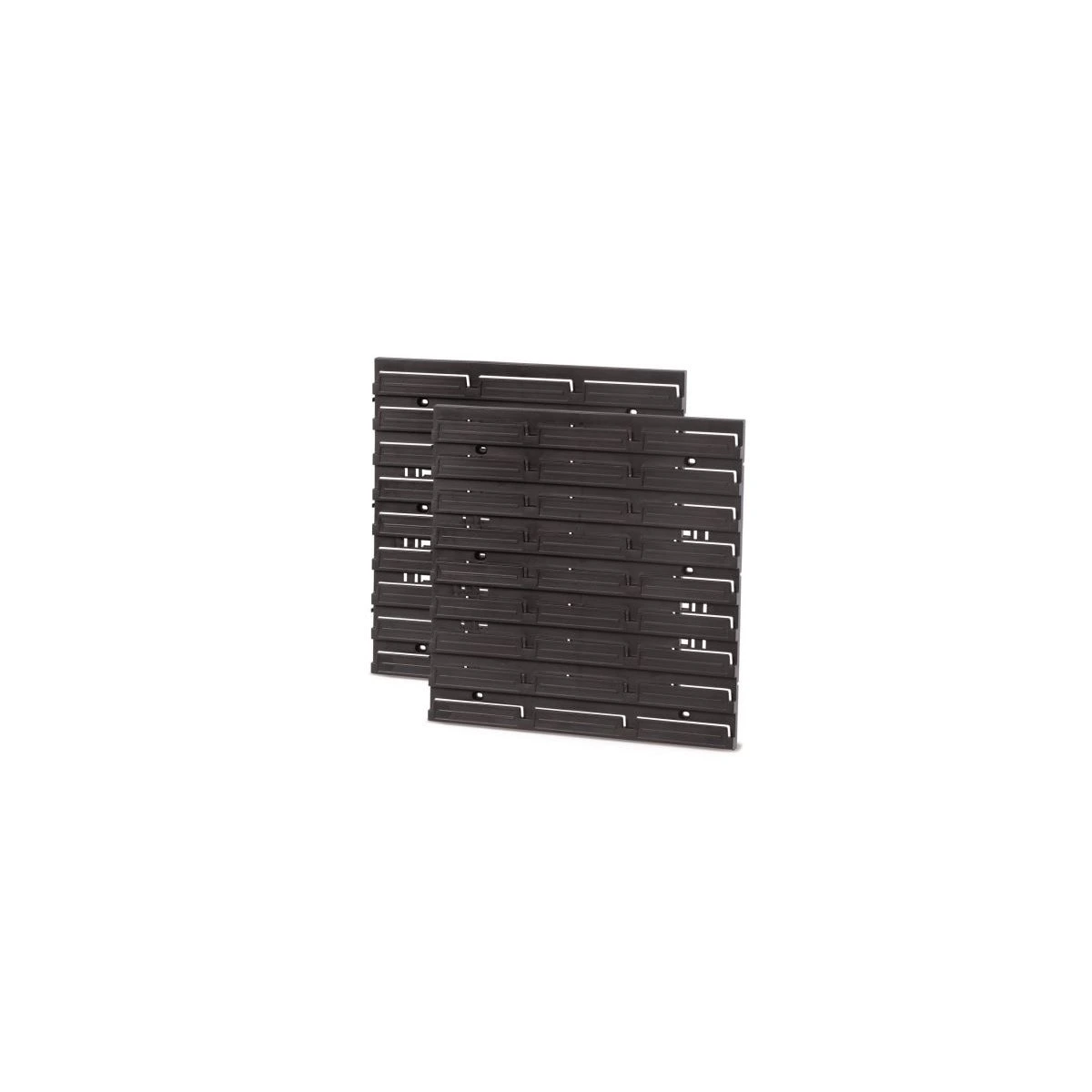 Panou de montare pentru perete 386x18x390 negru 2buc.