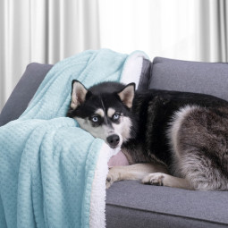 Pilote de pat cu două fețe, de culoare albă, cu frunze, 140x200 cm