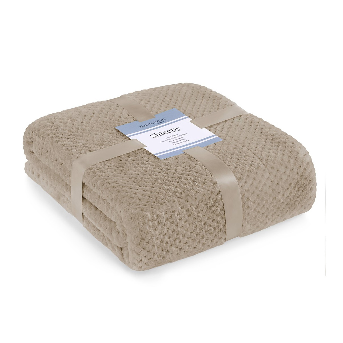 Fețe de pernă cu model reversibil în culoare albă cu frunze 140x200 cm