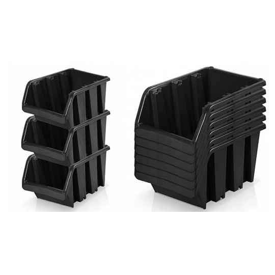 Recipient plastic 490x298x210 de culoare roșie