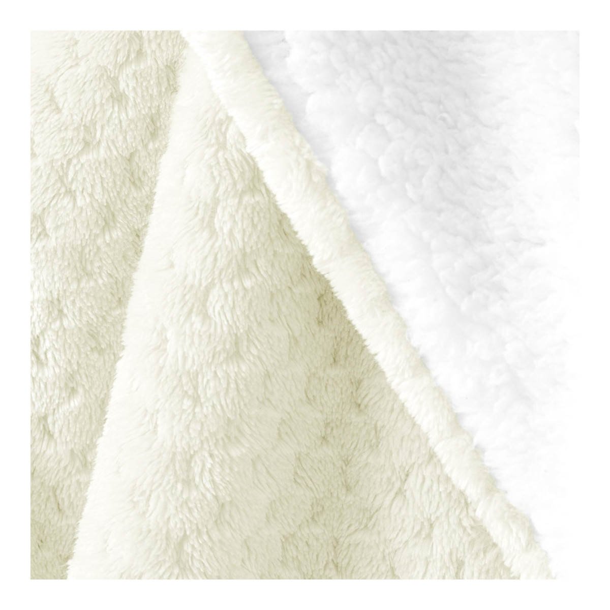 Fețe de pat reversibile de culoare albă cu frunze 140x200 cm