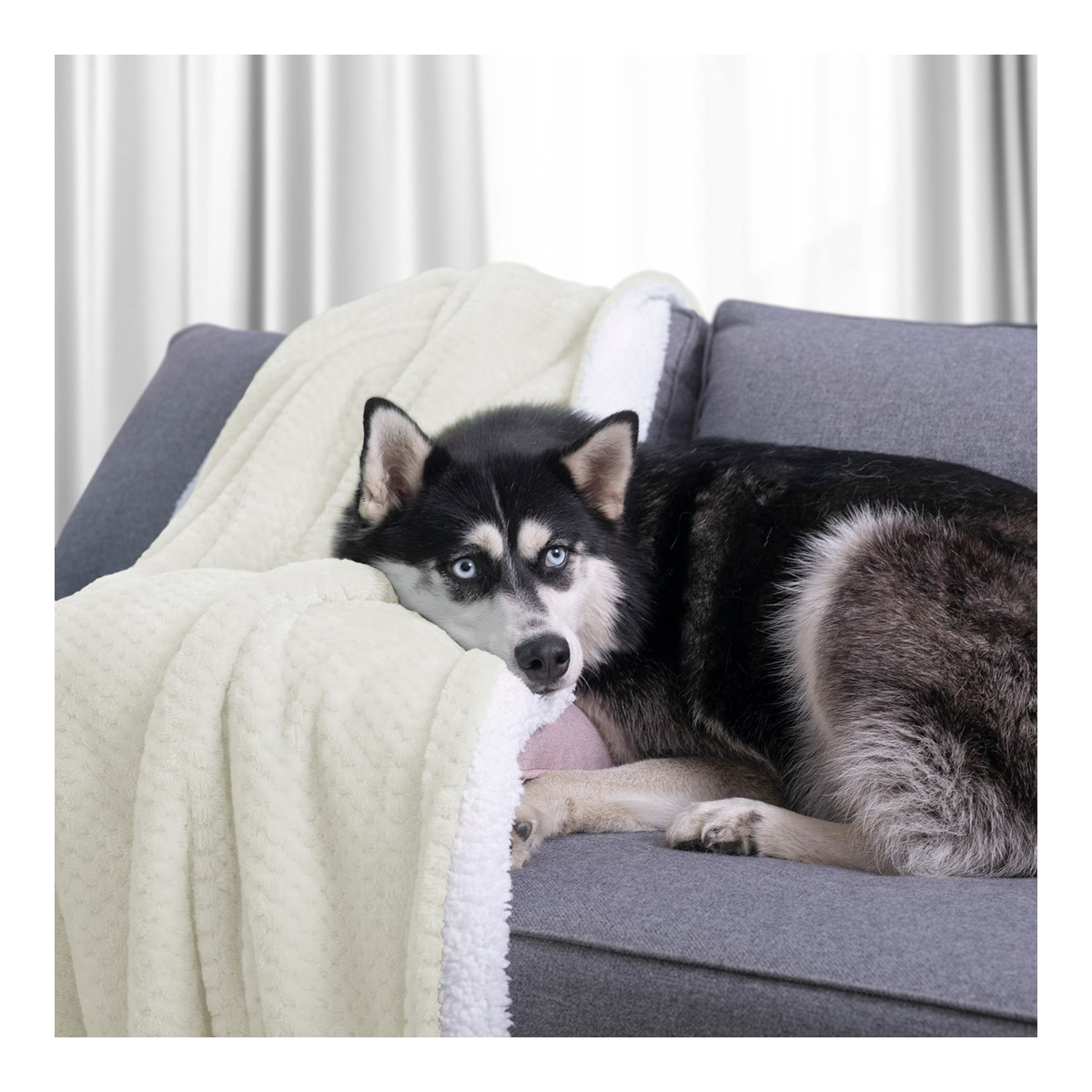 Fețe de pat reversibile de culoare albă cu frunze 140x200 cm