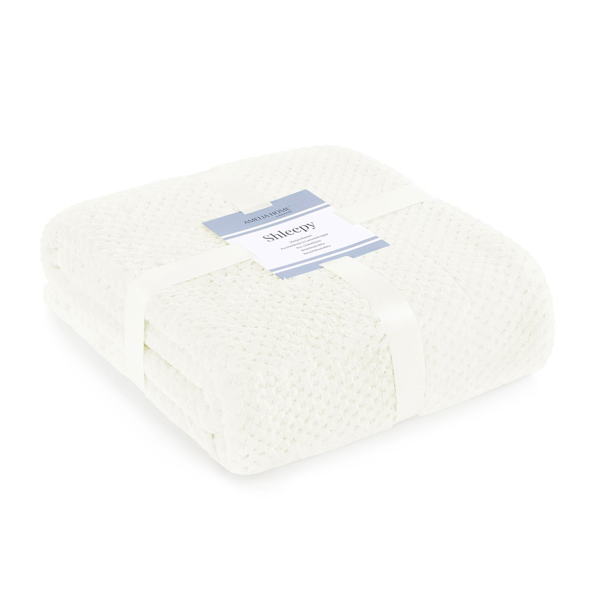 Fețe de pat reversibile de culoare albă cu frunze 140x200 cm