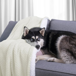 Cearsă de pat reversibilă albă cu frunze 140x200 cm