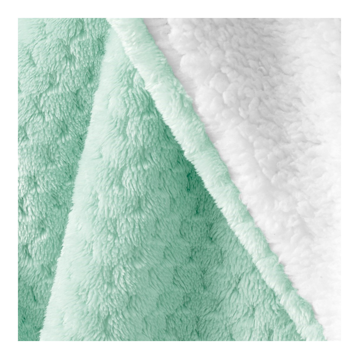 Fețe de pernă reversibile de culoare albă cu frunze 140x200 cm