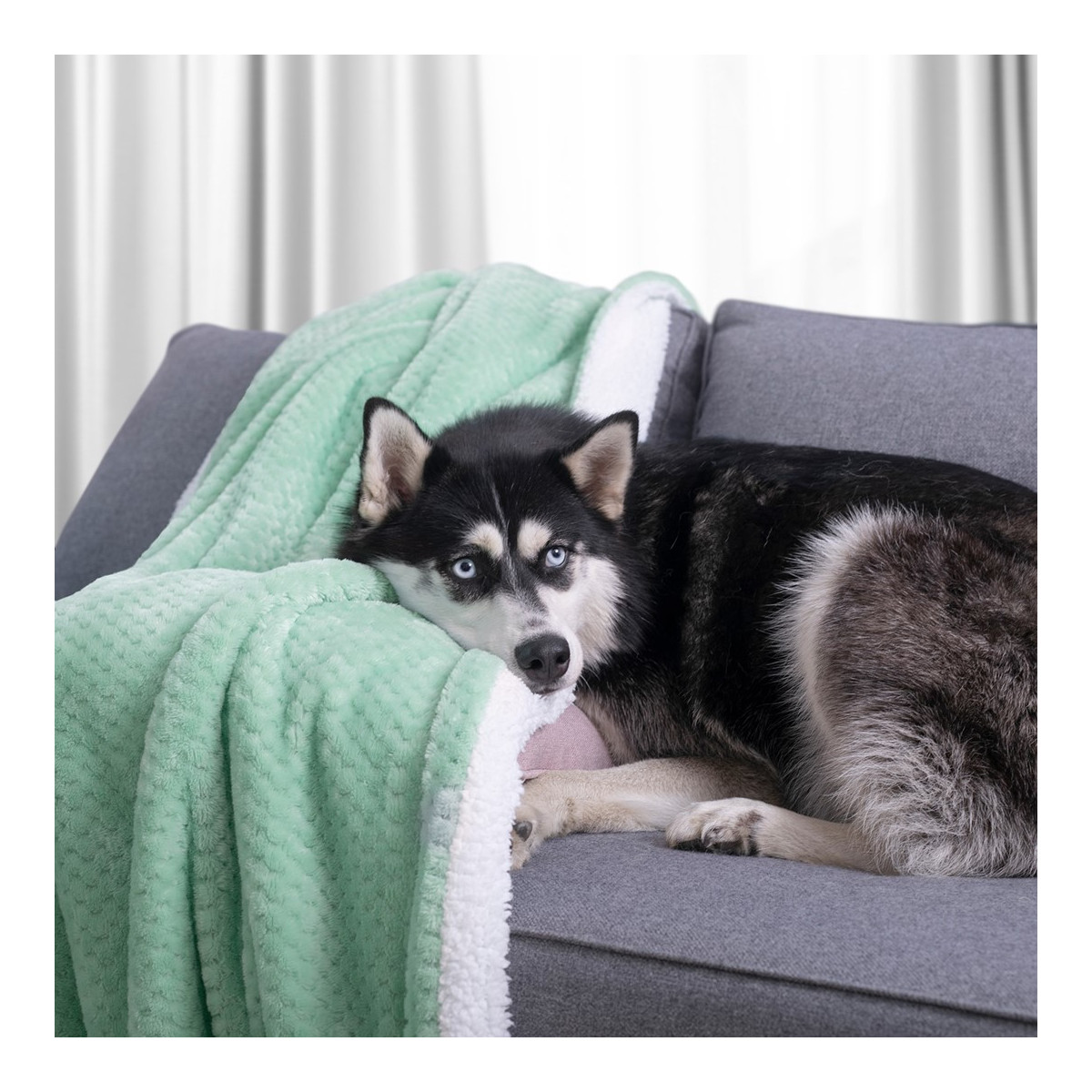 Fețe de pernă reversibile de culoare albă cu frunze 140x200 cm