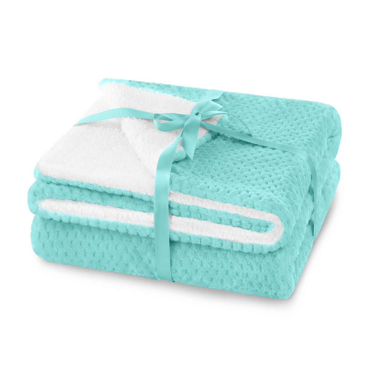 Cearceafuri reversible albe cu frunze 140x200 cm