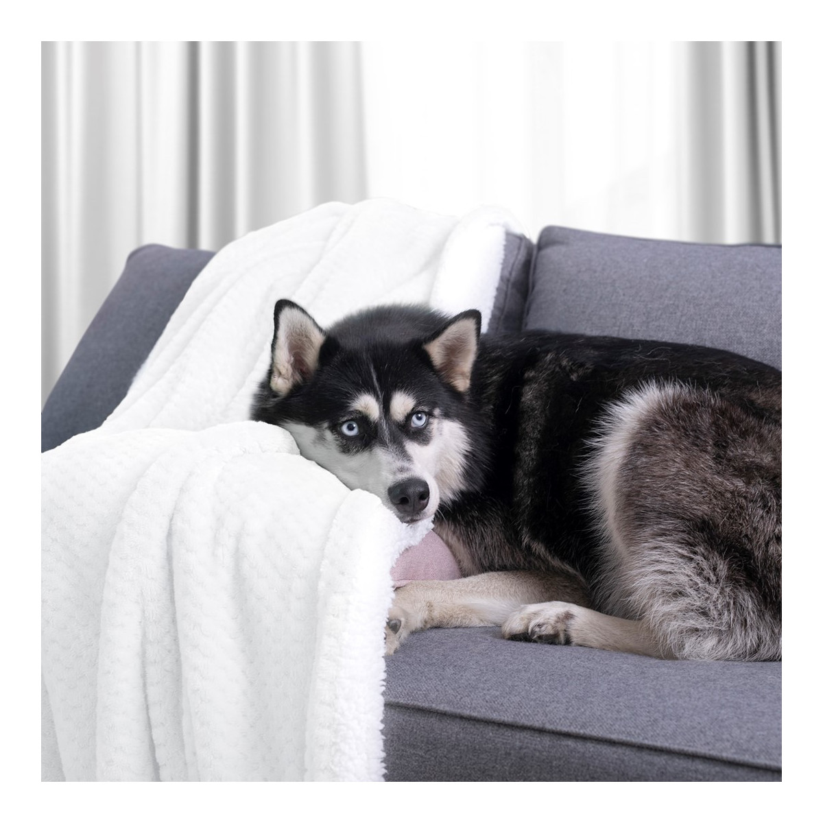 Cearceafuri de pat reversibile de culoare albă cu frunze 140x200 cm