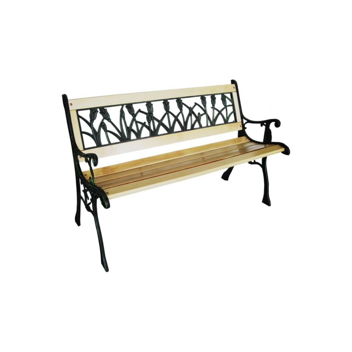 Bancă de grădină modernă 122x54x73 cm