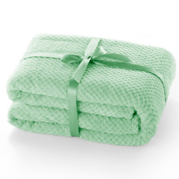 Pătură originală mentol HENRY, stil jacquard 150x200