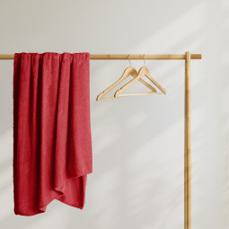 Pătura roșie originală HENRY, stil jacquard 220x240