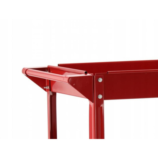Vagon pentru unelte pe roți, de culoare roșie, 82,5 x 41,5 x 72,5 cm