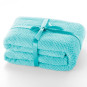 Patura de lux cu Jacquard, turcoaz HENRY 170x210