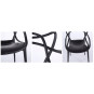 Scaun modern, de culoare albă
