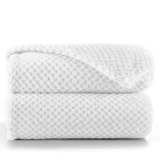 Pătură HENRY în culoarea albă 150x200