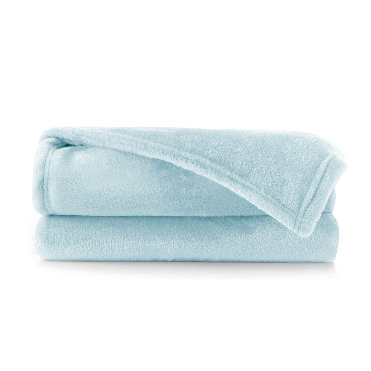 Plaid fin, culoare albastră, microfibră 150x200