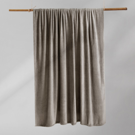 Pătură de cappuccino luxos MIC, microfibră 220x240