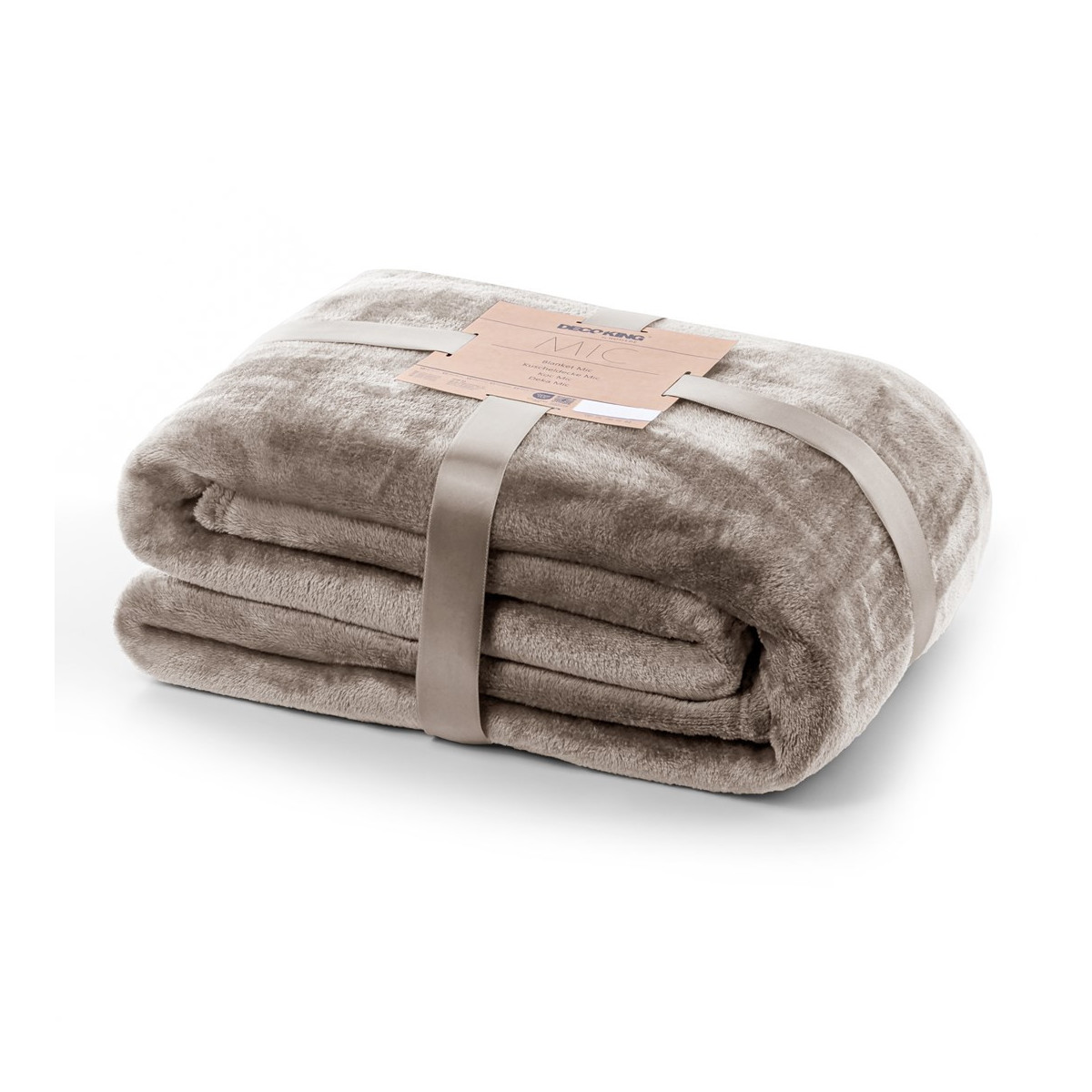 Pătură de cappuccino luxos MIC, microfibră 220x240