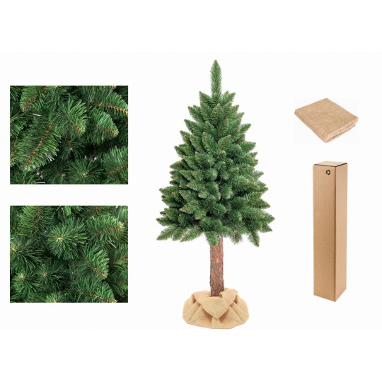 220 cm brad Christmas tree on stump pine