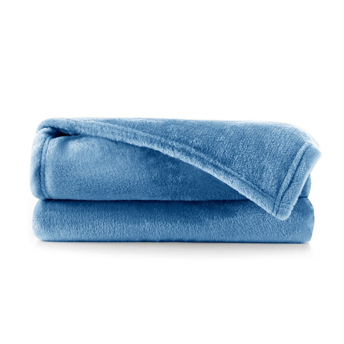 Plaid modern din microfibră MIC, de culoare albastră, 200x220