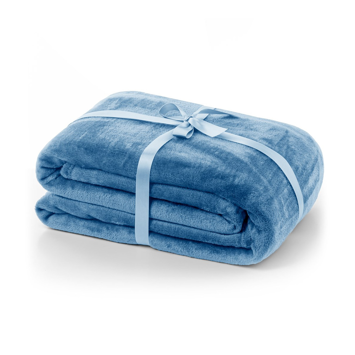 Plaid modern din microfibră MIC, de culoare albastră, 200x220