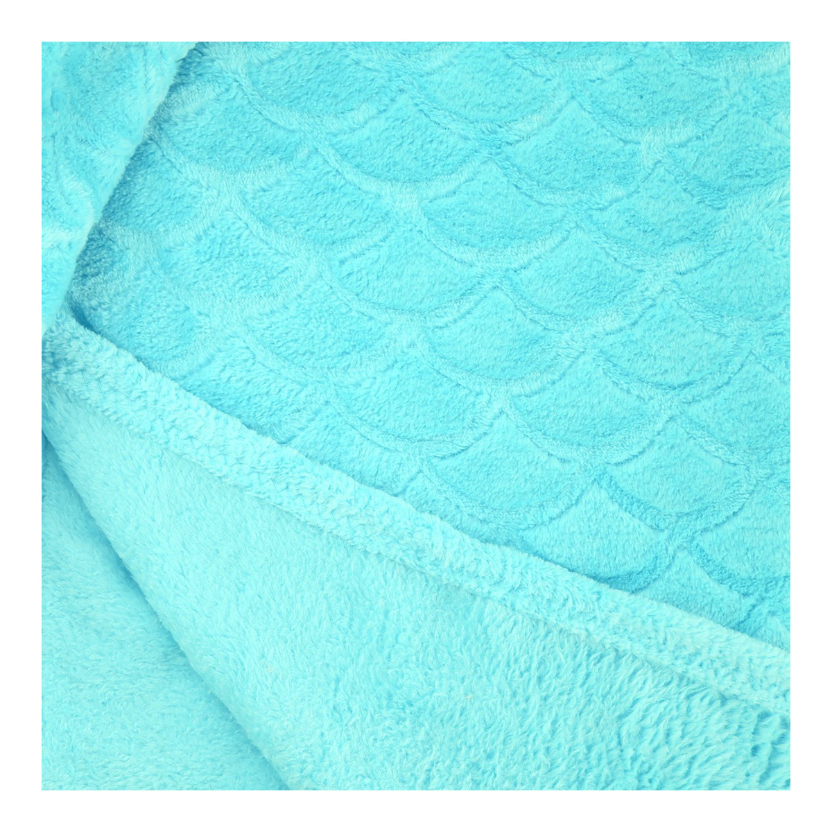 Baby albastră pătură SARDI cu model presat 220x240