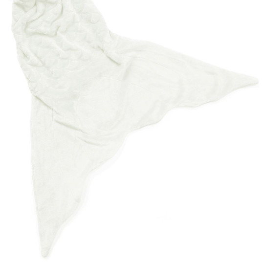 Pătură cremă călduroasă SIREN cu motiv geometric presat 140