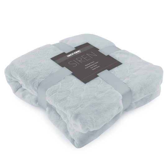 Până la urmă, o pătură călduroasă originală SIREN, culoare gri metalic 140