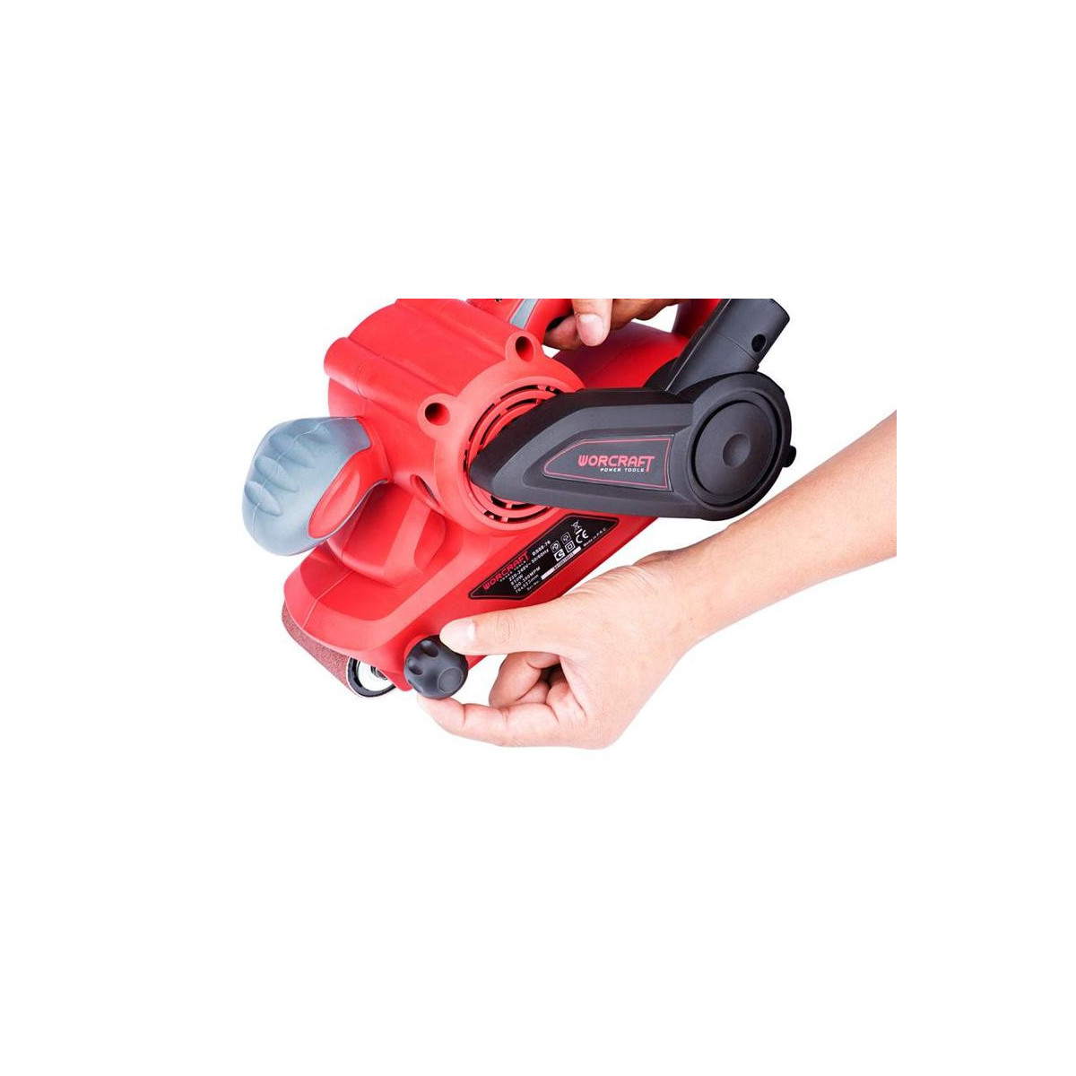 Șlefuitor cu bandă Worcraft BS08-76, 810W, 75x533 mm