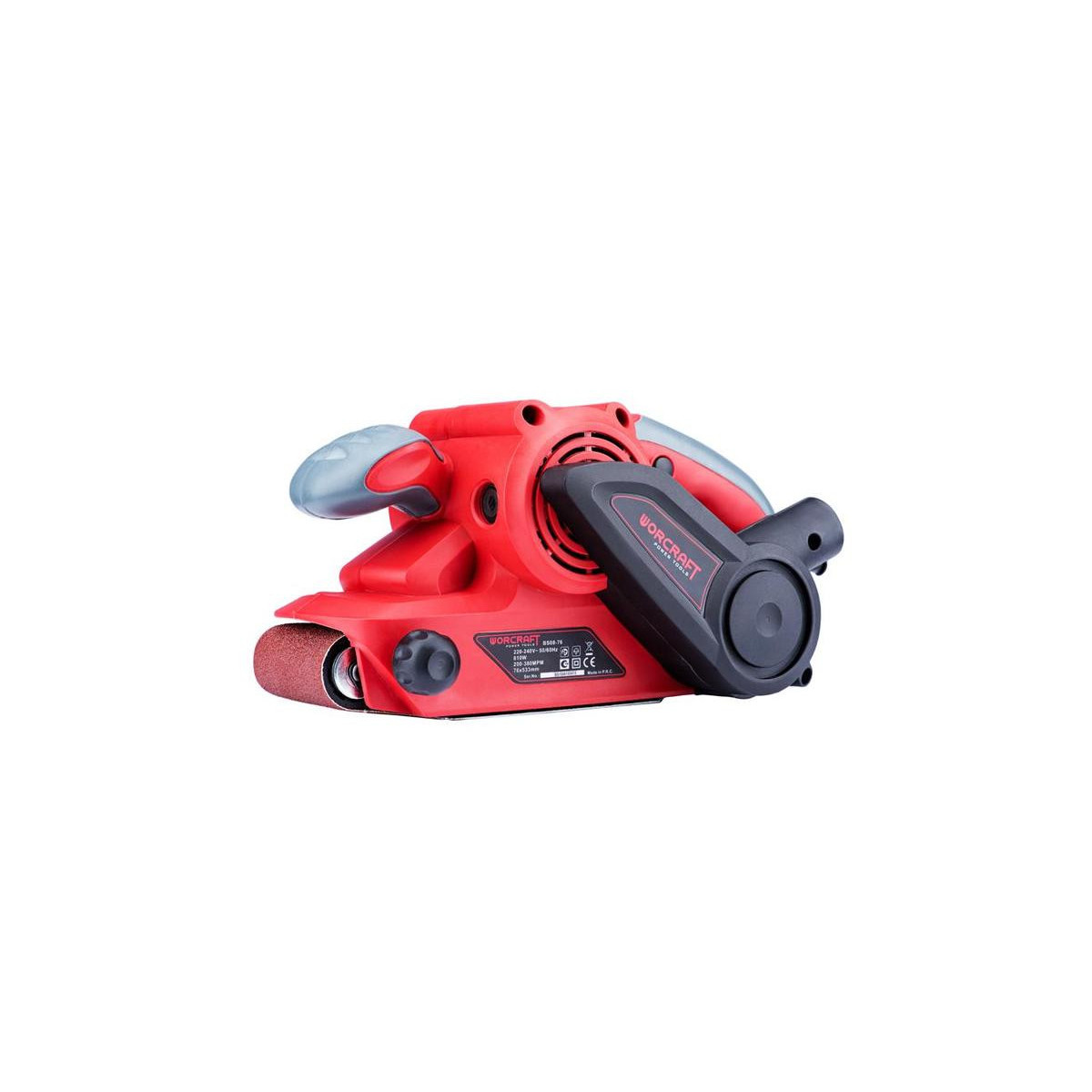 Șlefuitor cu bandă Worcraft BS08-76, 810W, 75x533 mm