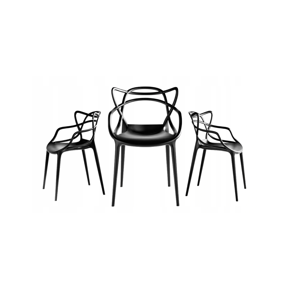 Scaun de dining de calitate, de culoare neagră