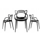 Scaun de dining de calitate, de culoare neagră