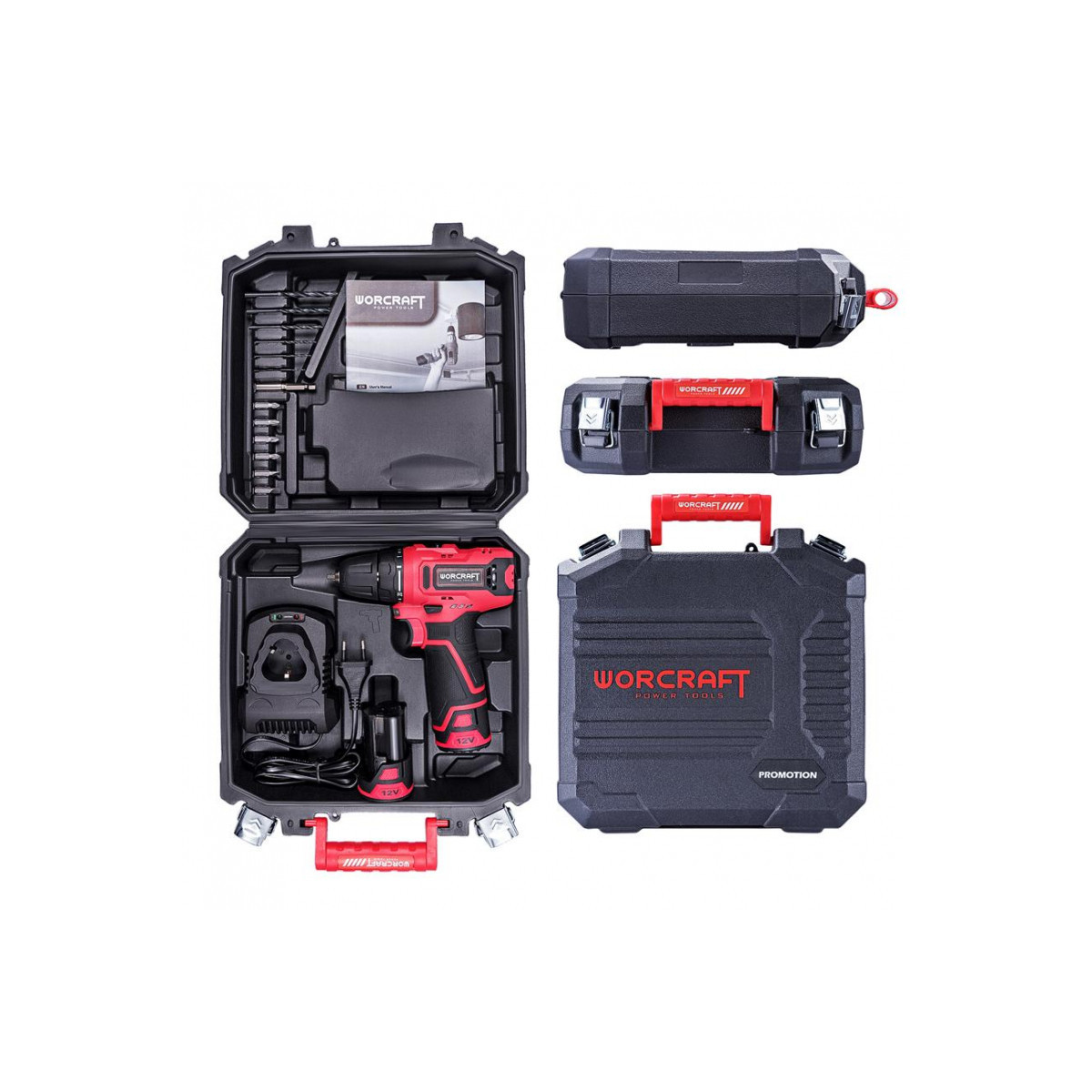 Scu screwdriver Worcraft CD-12LiA, 2xLi-ion 1.3Ah, cutie