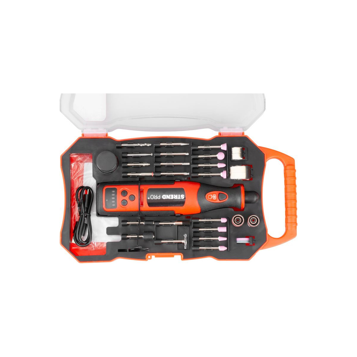Mini brat bruscă, găurire și șlefuire cu accesorii, 8 V, 1500 mAh