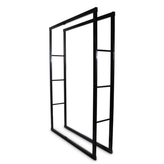 Oceľový stojan na drevo 100x25x150 cm