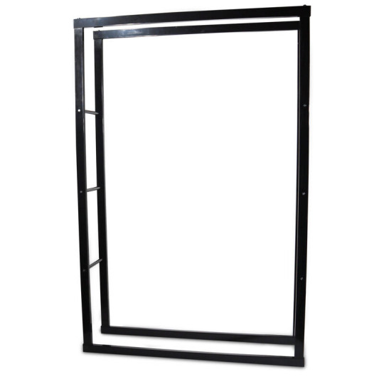 Oceľový stojan na drevo 100x25x150 cm