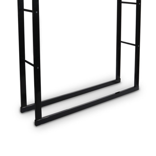 Oceľový stojan na drevo 100x25x150 cm