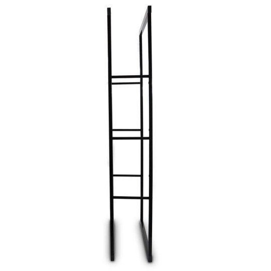 Stânduri de calitate pentru lemn de culoare neagră 60x25x150 cm