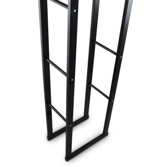 Stâlpi negri pentru lemn cu dimensiunile 40x25x150 cm