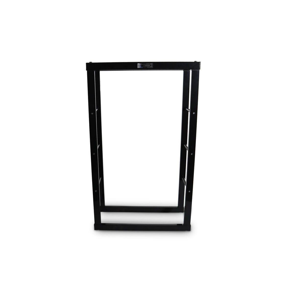 Rackuri de lemn metalice negre 60x25x100 cm