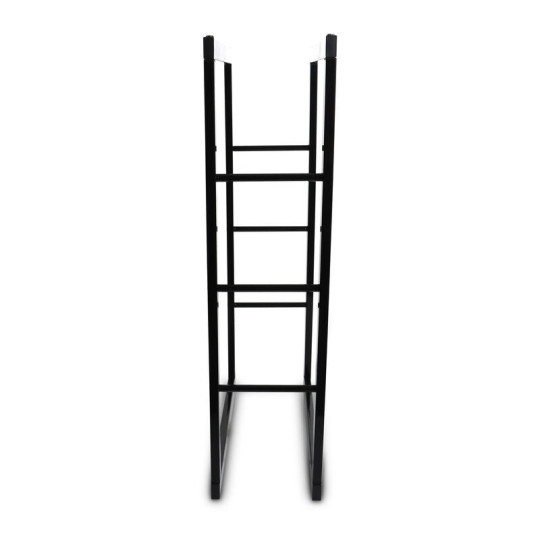 Rackuri de lemn metalice negre 60x25x100 cm