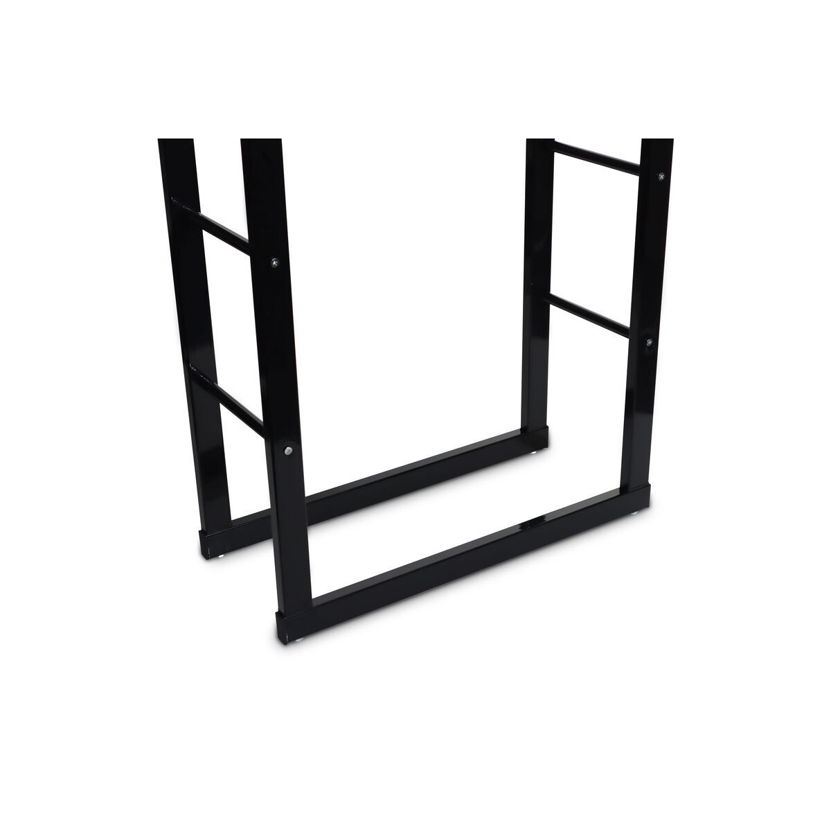 Rackuri de lemn metalice negre 60x25x100 cm