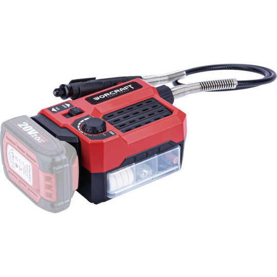 Mini polizor drept Worcraft CEMG-S20Li, ShareSYS, 20V Li-Ion, pentru găurire și șlefuire