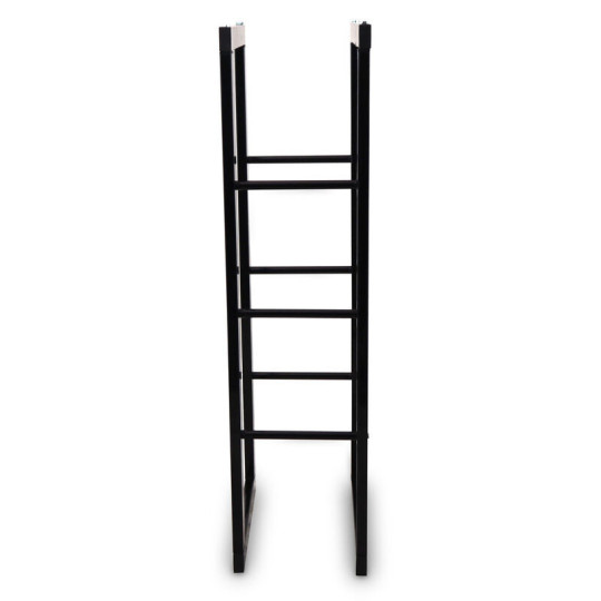 Stative pentru lemn din oțel de culoare neagră 40x25x100 cm