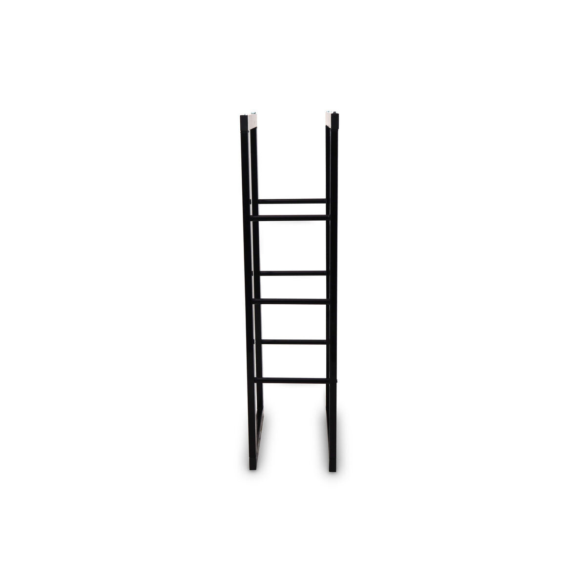 Stative pentru lemn din oțel de culoare neagră 40x25x100 cm