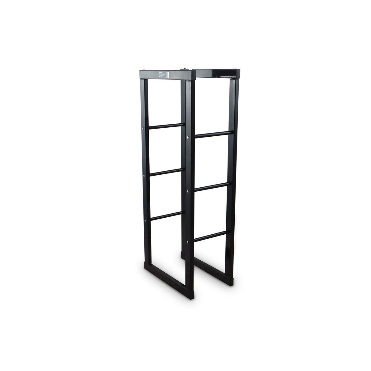 Stative pentru lemn din oțel de culoare neagră 40x25x100 cm