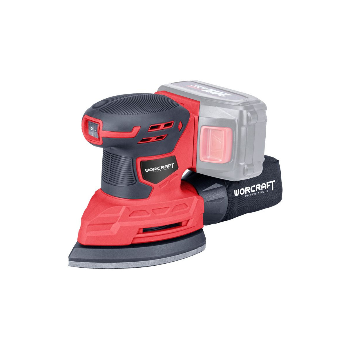 Șlefuitor multifuncțional tip delta Worcraft CPMS-S20Li ShareSYS, 20V Li-Ion