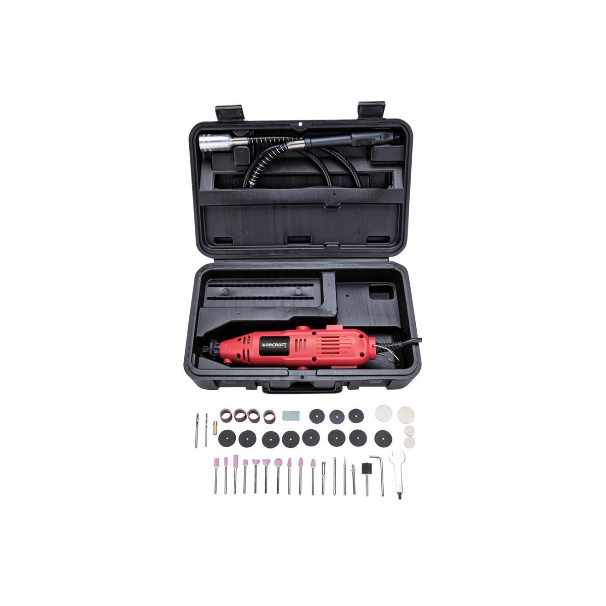 Mini polizor drept Worcraft EMG01-42, 135W, pentru găurire și șlefuire