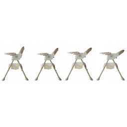 Scaune pentru copii 4 în 1 de înaltă calitate în culoarea bej