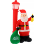 Sărbătorile de Crăciun iluminat Santa 180 cm
